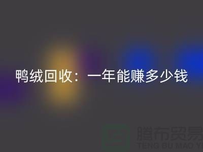 鴨絨回收：一年掙多少錢？@上海羽絨回收聯(lián)系方式揭秘