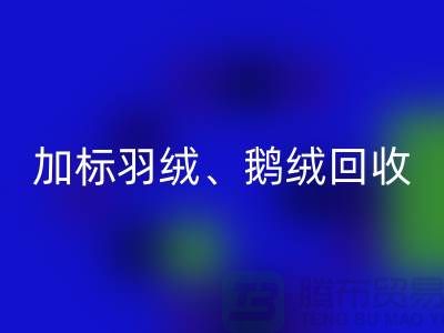 新國標羽絨回收：加標羽絨回收、鵝絨與鴨絨回收廠家全解析