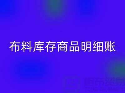 布料庫存商品明細賬手工和電子的選擇_上海騰布貿易有限公司