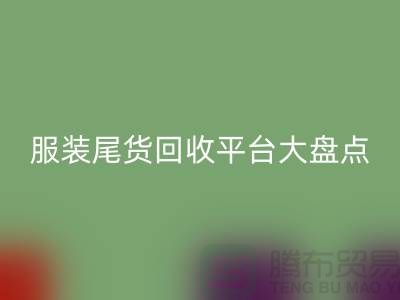 ### 服裝尾貨回收平臺大盤點(diǎn)，上海騰布貿(mào)易引領(lǐng)行業(yè)潮流