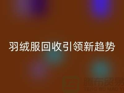 環保時尚潮流：羽絨服回收引領新趨勢