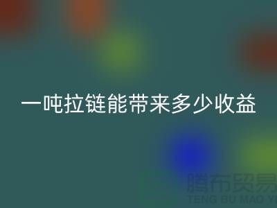## 標題：拉鏈回收價值揭秘：一噸拉鏈能帶來多少收益？