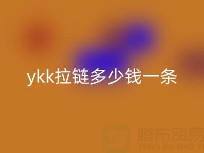 誰能告訴我，庫存ykk拉鏈多少錢一條