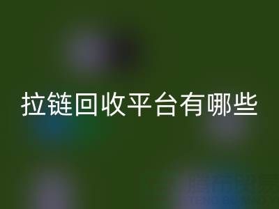 拉鏈回收平臺有哪些品牌？探索環保回收的領先企業